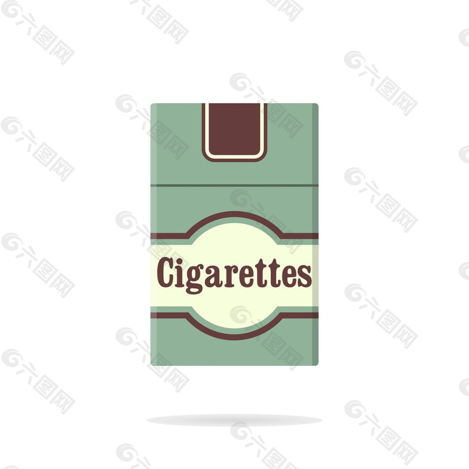 青色香烟包装图片设计