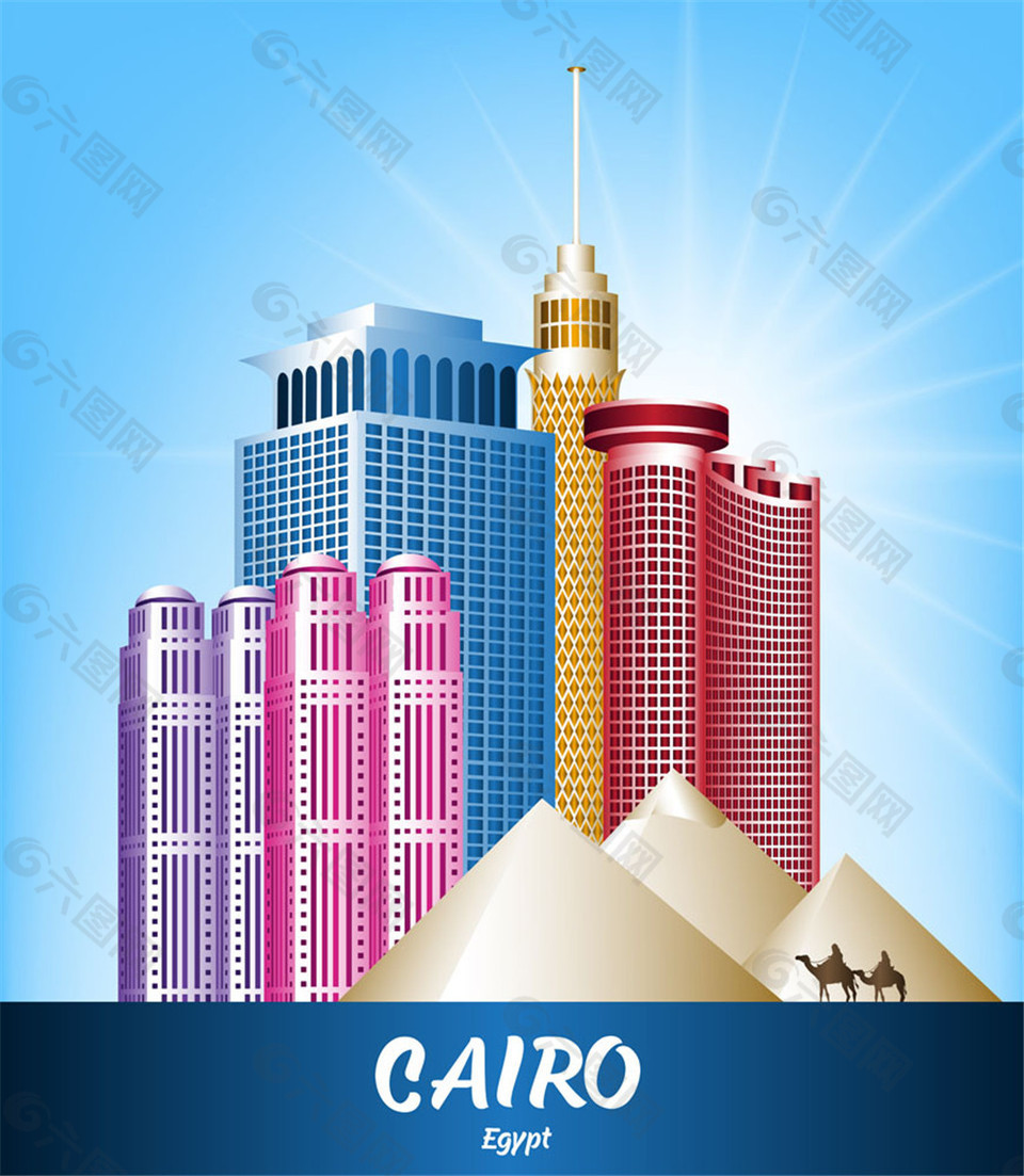 沙特阿拉伯王国沙漠和都市大楼图片