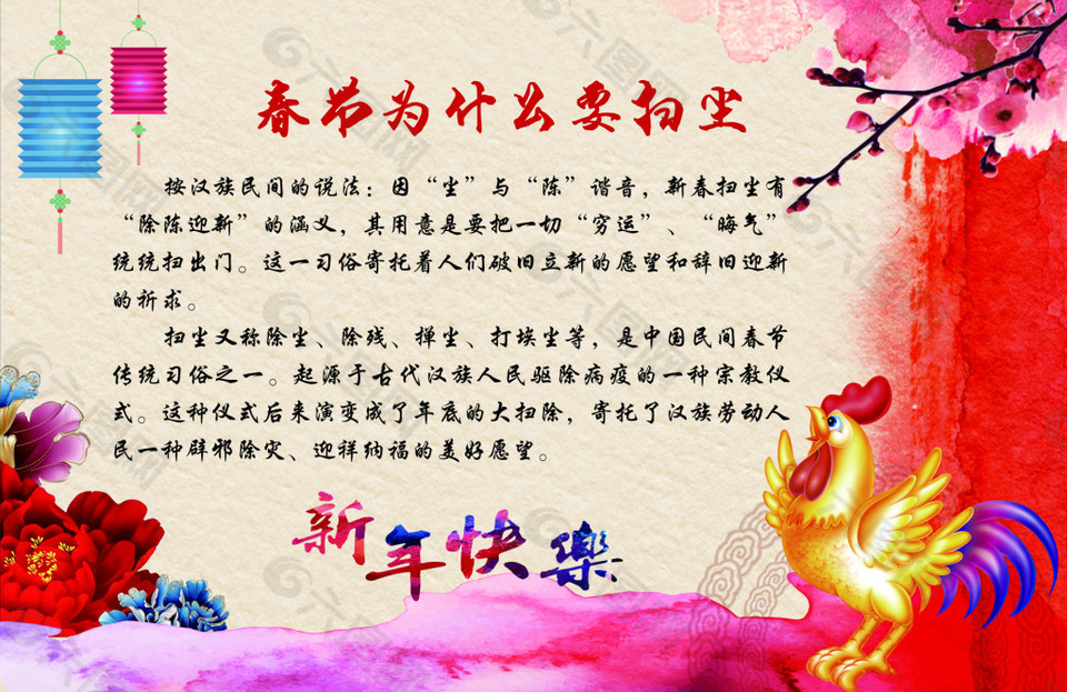 春节为什么要扫尘