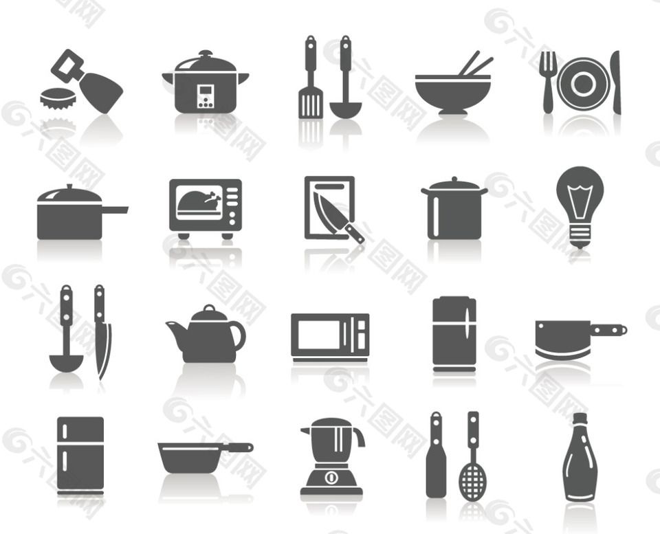 20个厨房用品器具组合