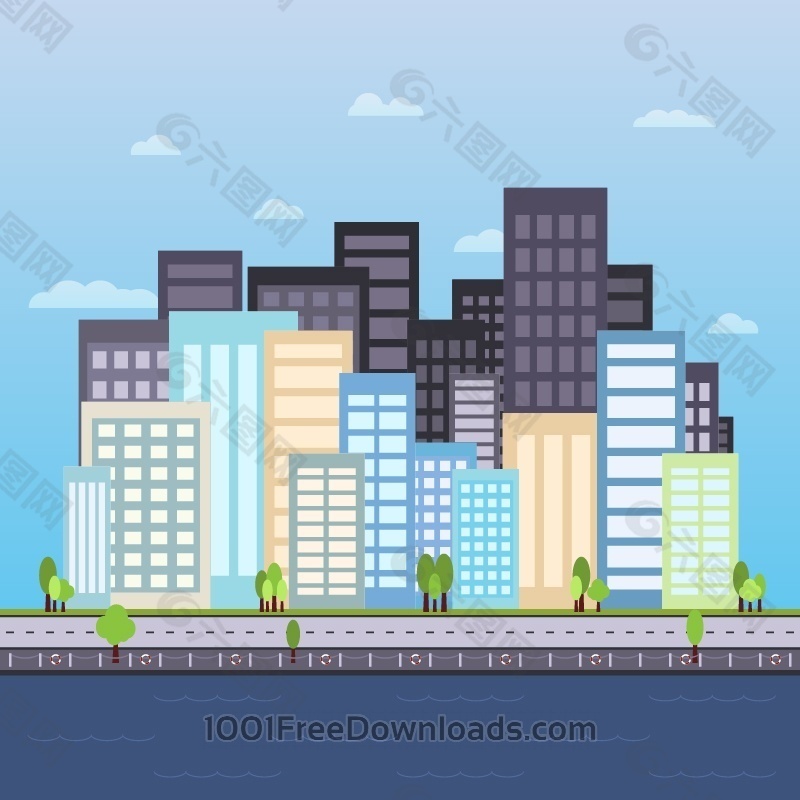 城市由码头插图