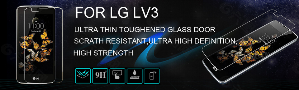 For LG LV3钢化膜海报