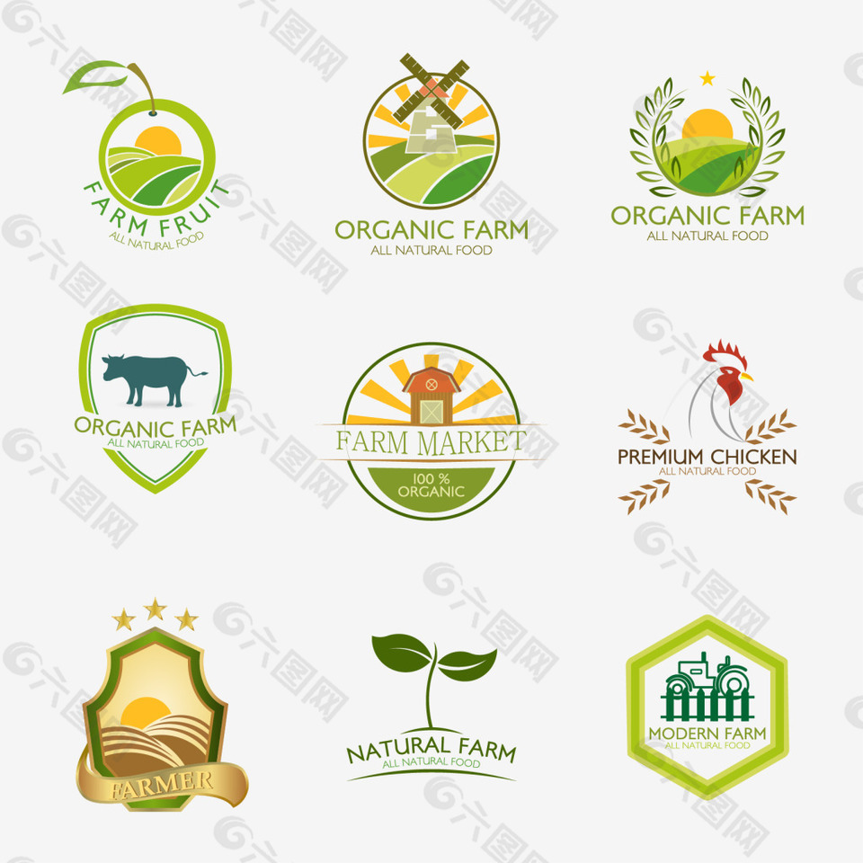 绿色农业图标