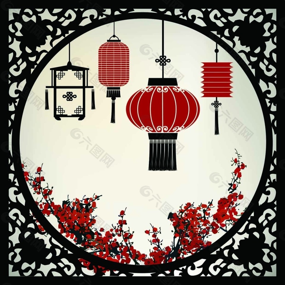 传统中式灯笼