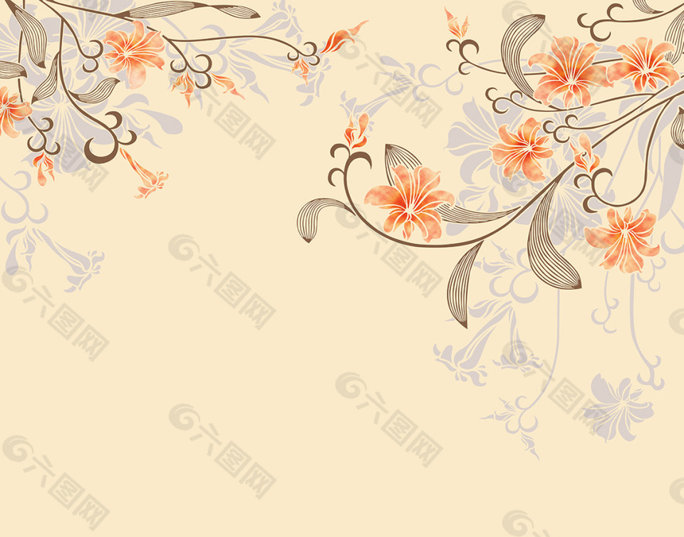 素雅唯美花卉背景墙装饰装修素材免费下载(图片编号:8368474)-六图网