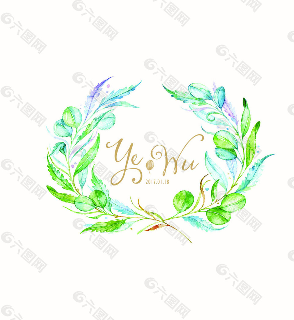 森系 婚庆logo