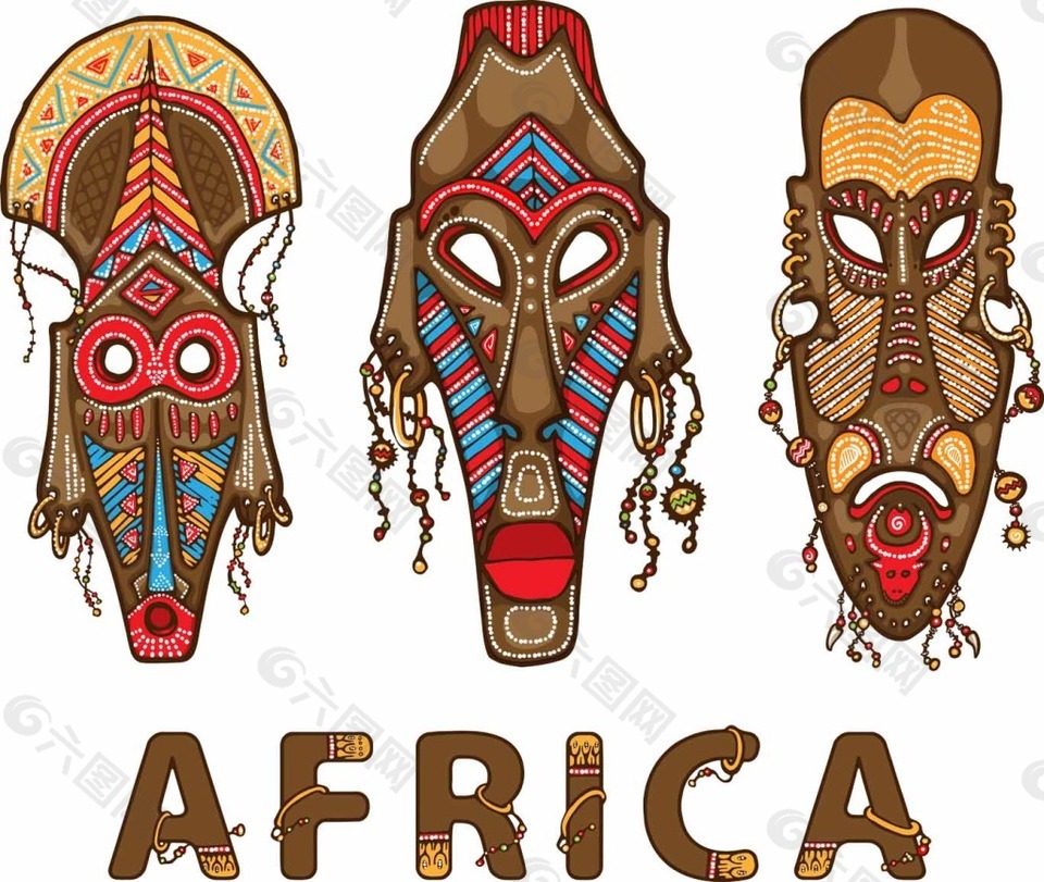 非洲人物图案