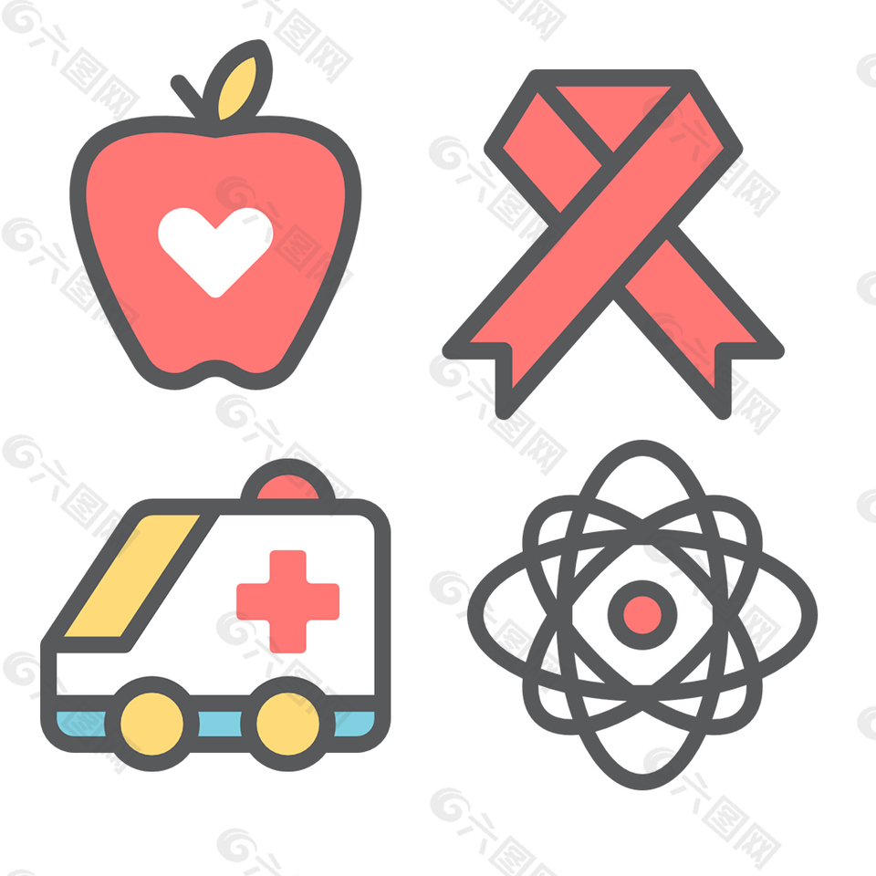 可爱医疗icon图标素材