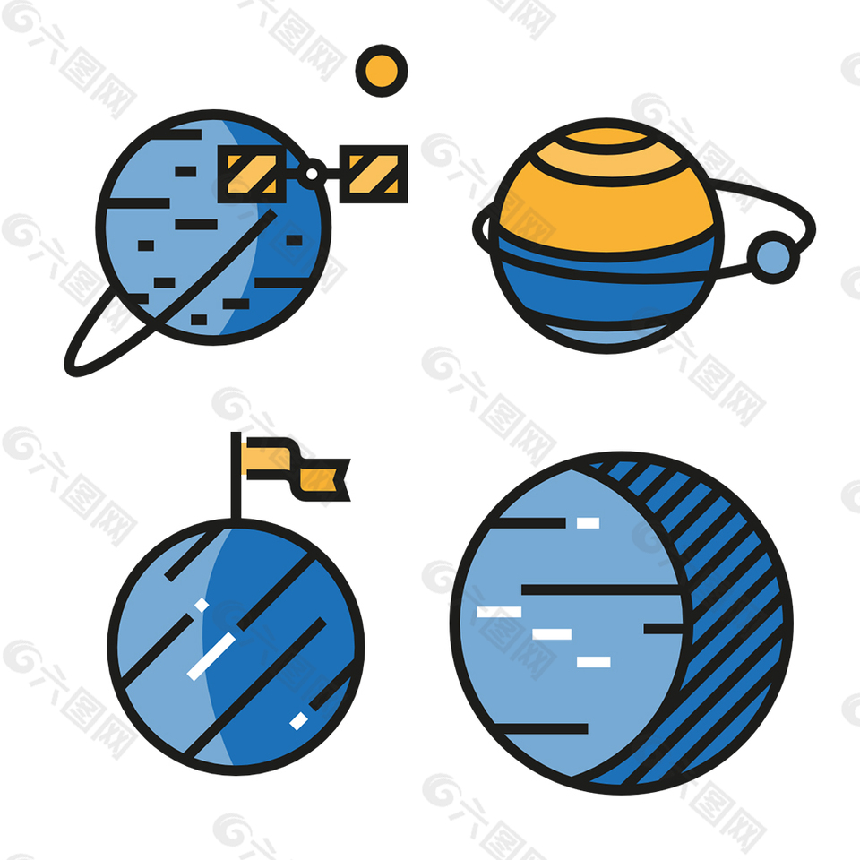星球icon图标