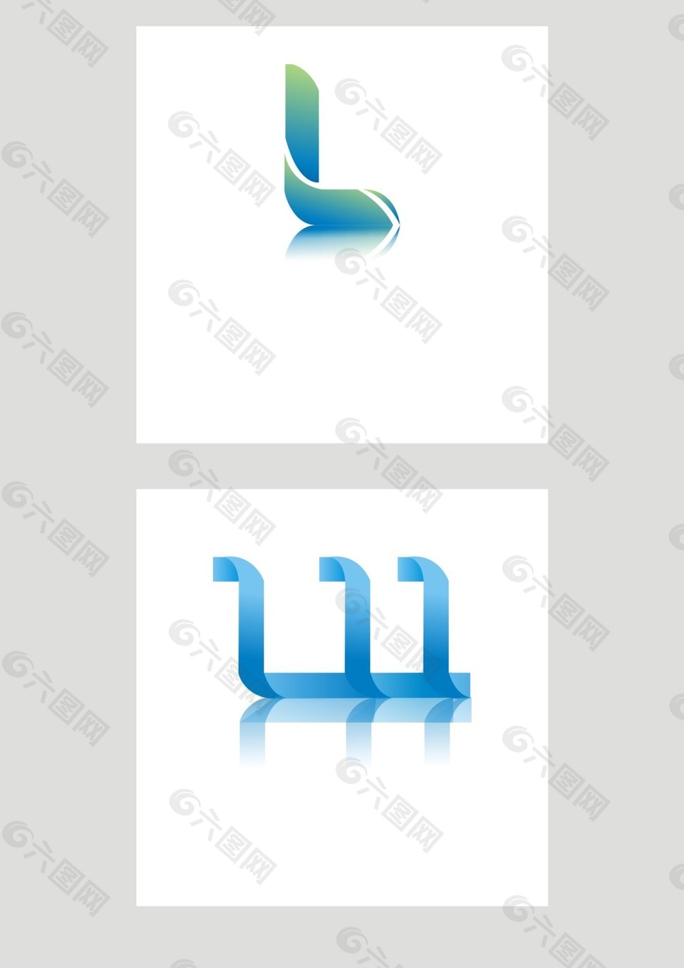 L Z 字母logo