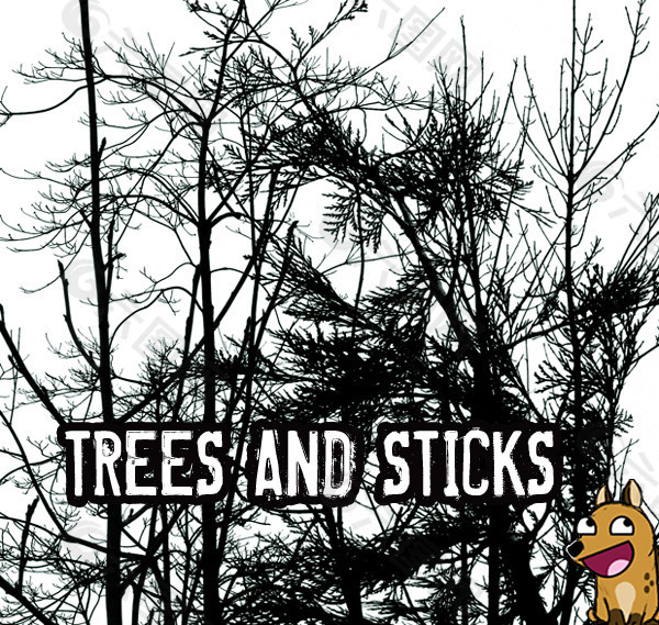PS笔刷：树木和树枝