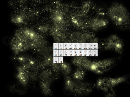 太空尘埃PS笔刷