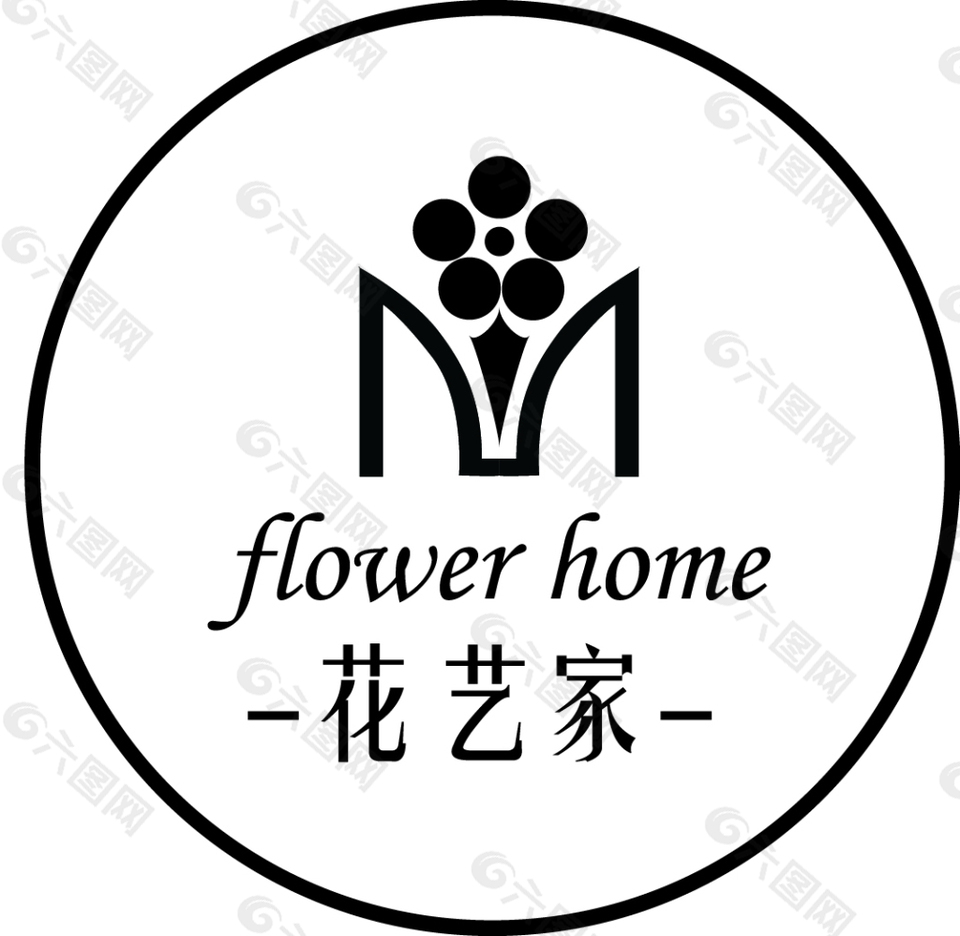 花艺家Logo