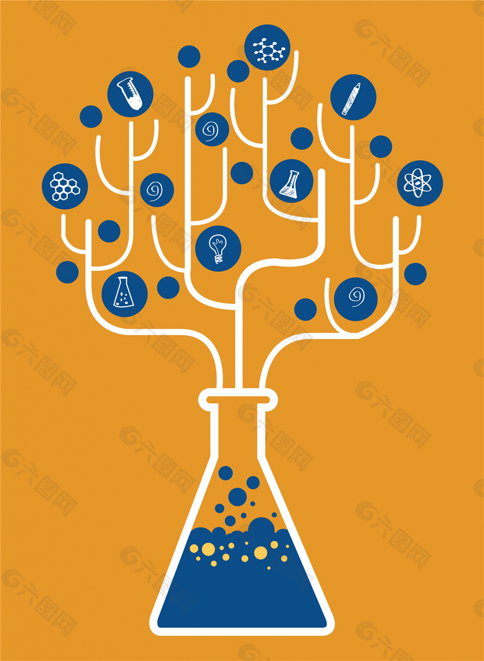 化学创意树设计