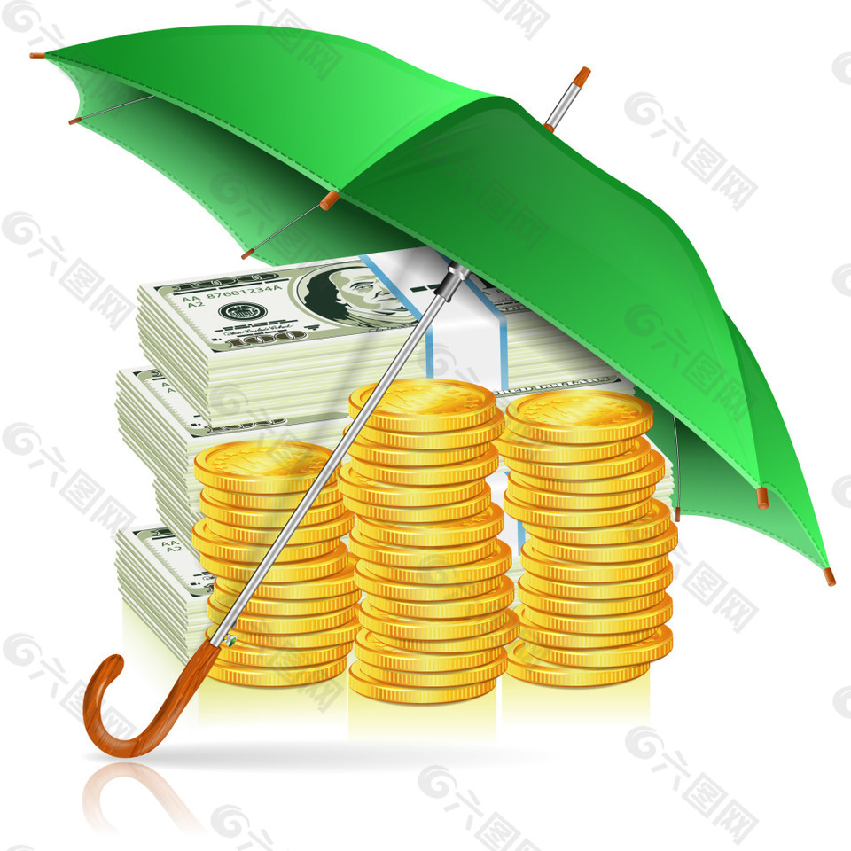 金钱和雨伞