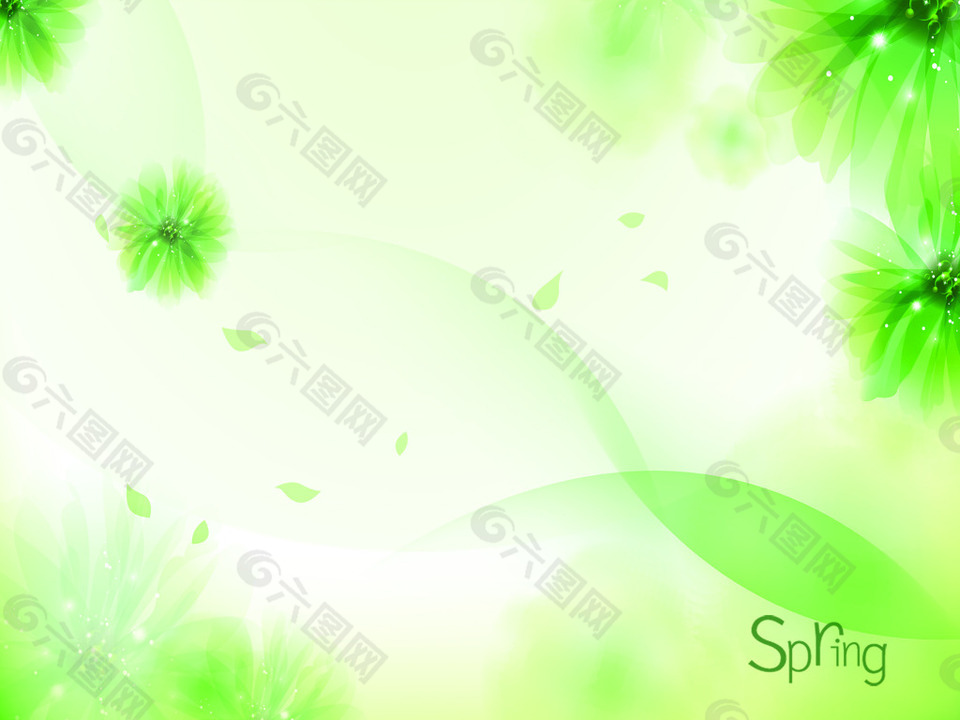 春绿色清新主题背景背景素材免费下载 图片编号 六图网
