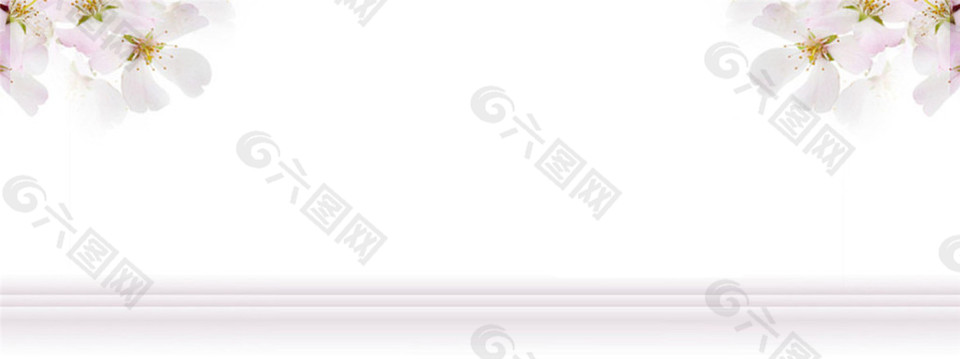 简洁小清新banne背景素材
