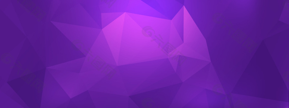 紫色菱形banner设计