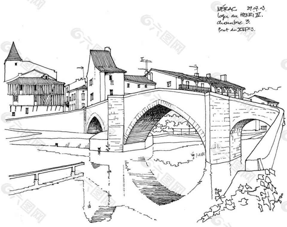 欧式海上拱桥