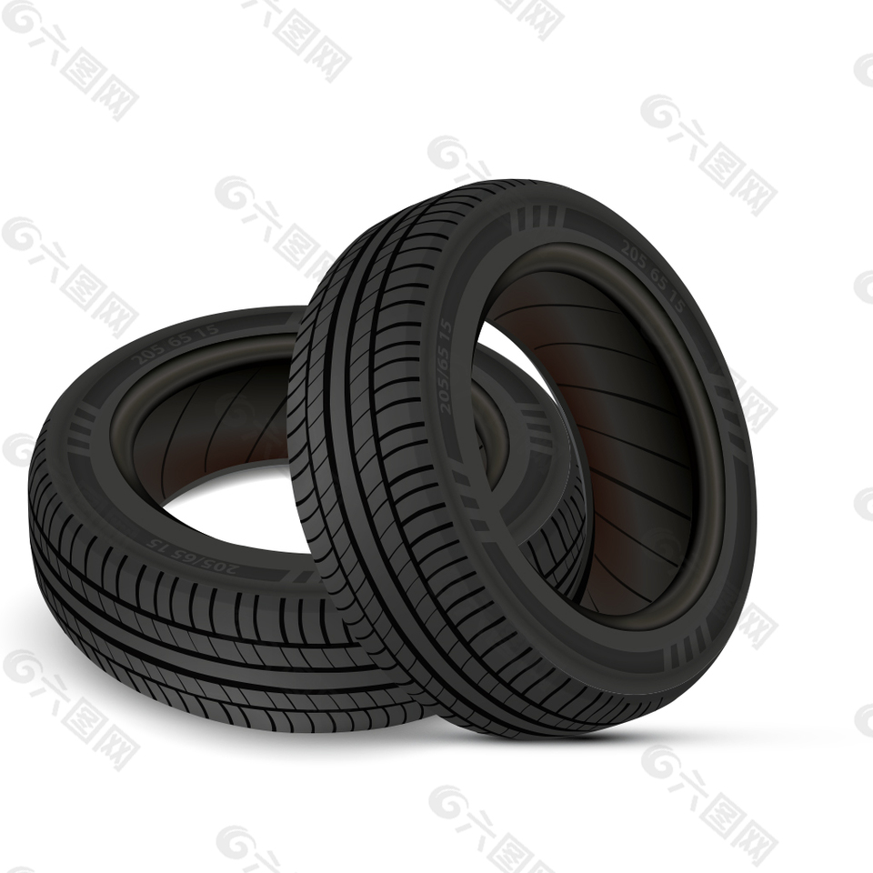 黑色轮胎素材