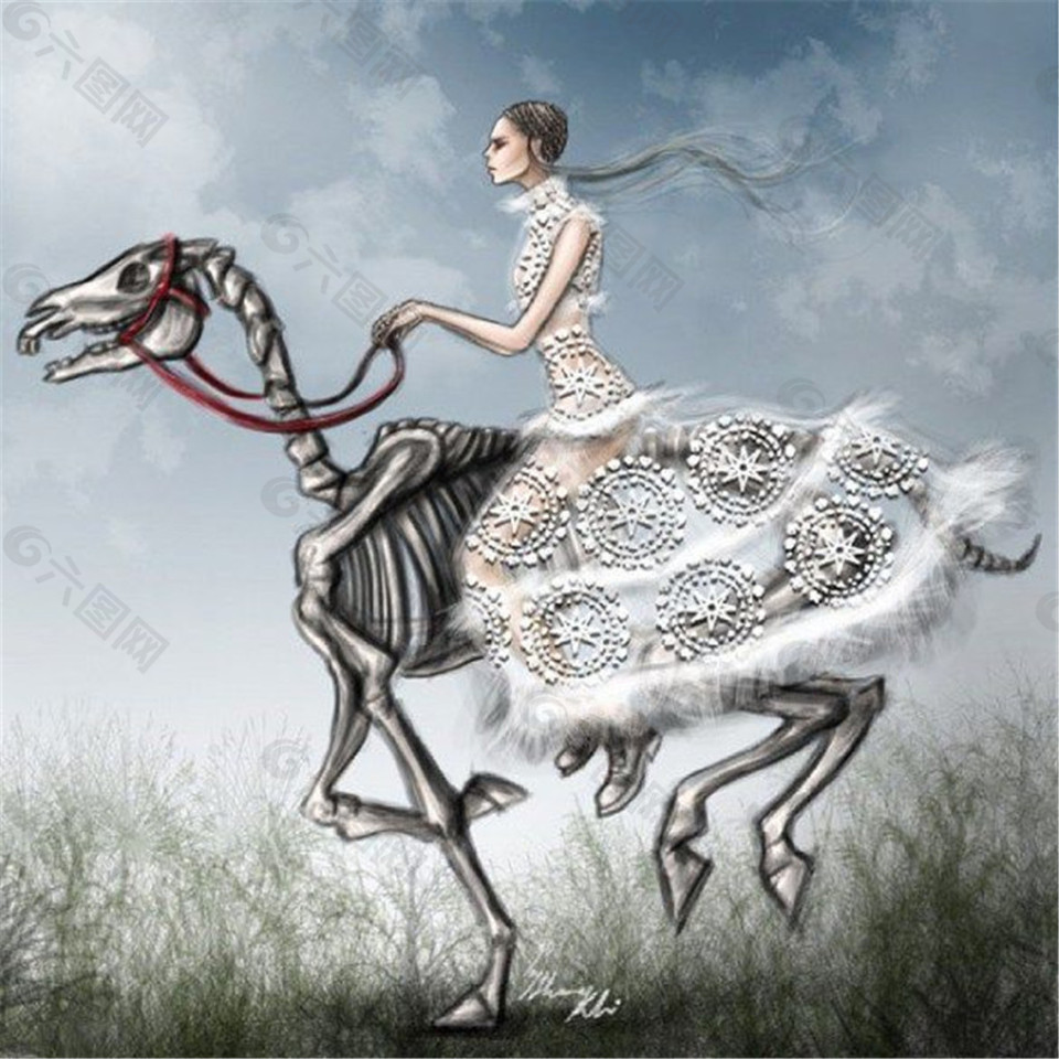 美女与野兽服装设计图