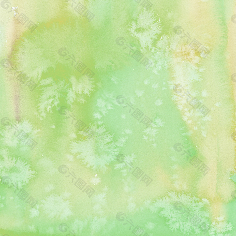 绿色水彩水墨底纹背景图片