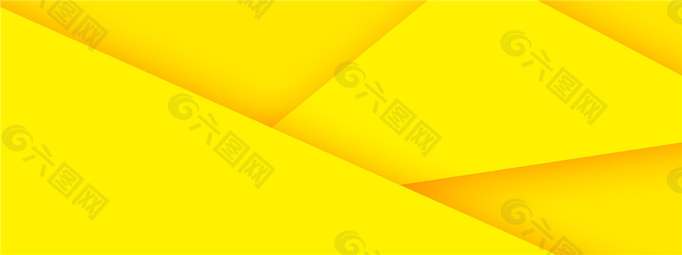 黄色简洁底纹banner背景图
