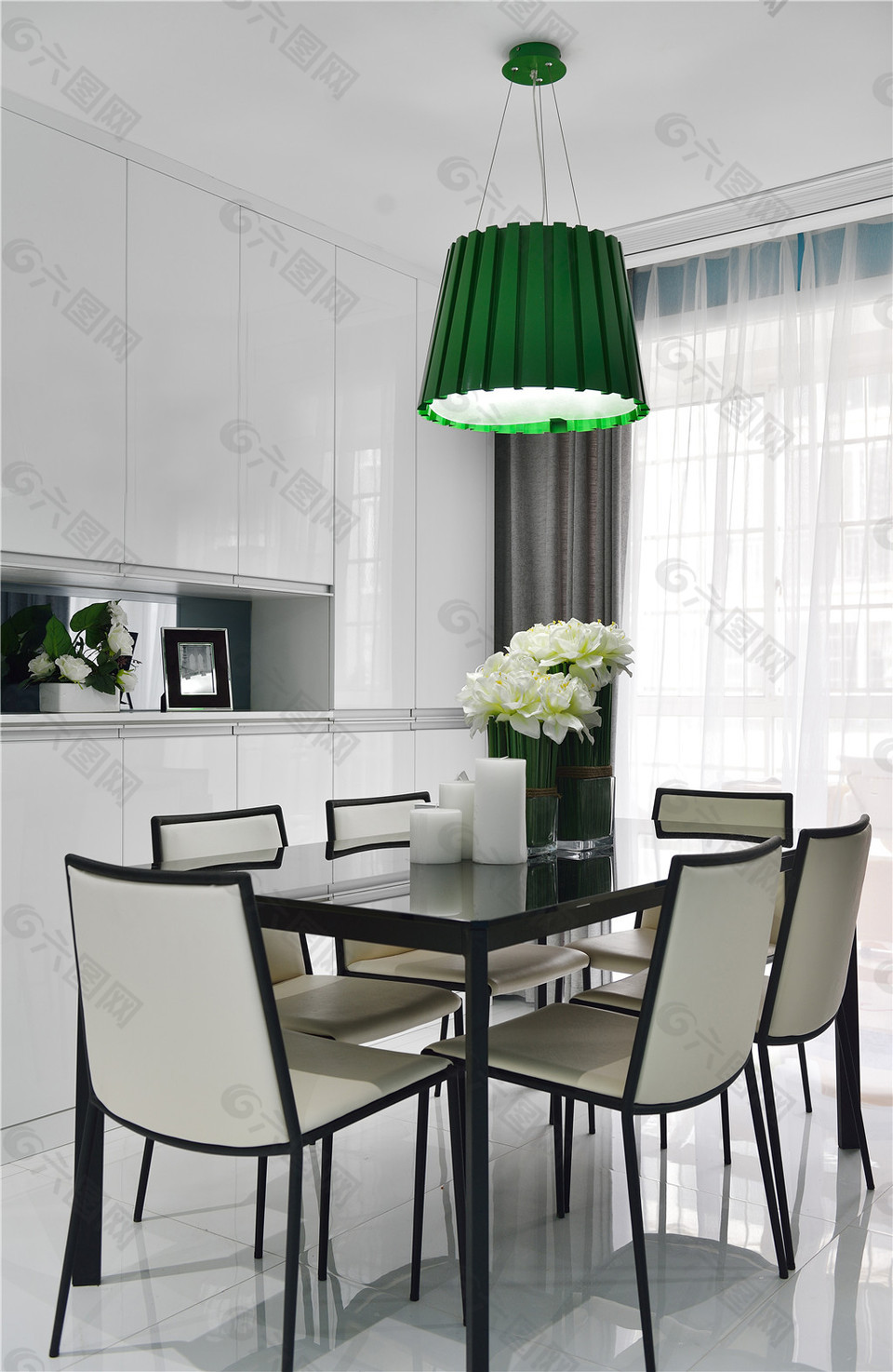 现代餐厅装修效果图装饰装修素材免费下载(图片编号:8578707)-六图网