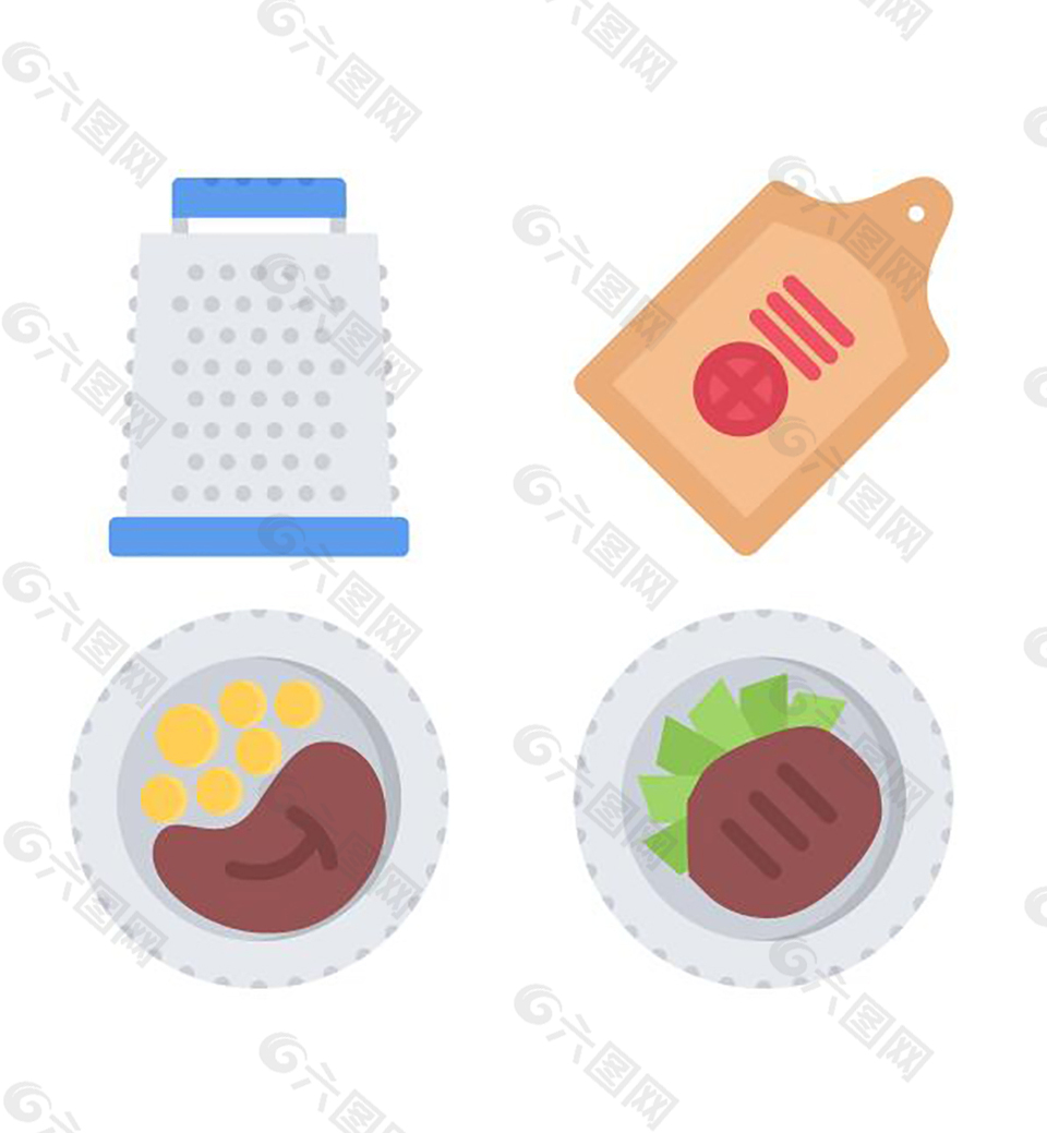 厨房图标简洁矢量icon
