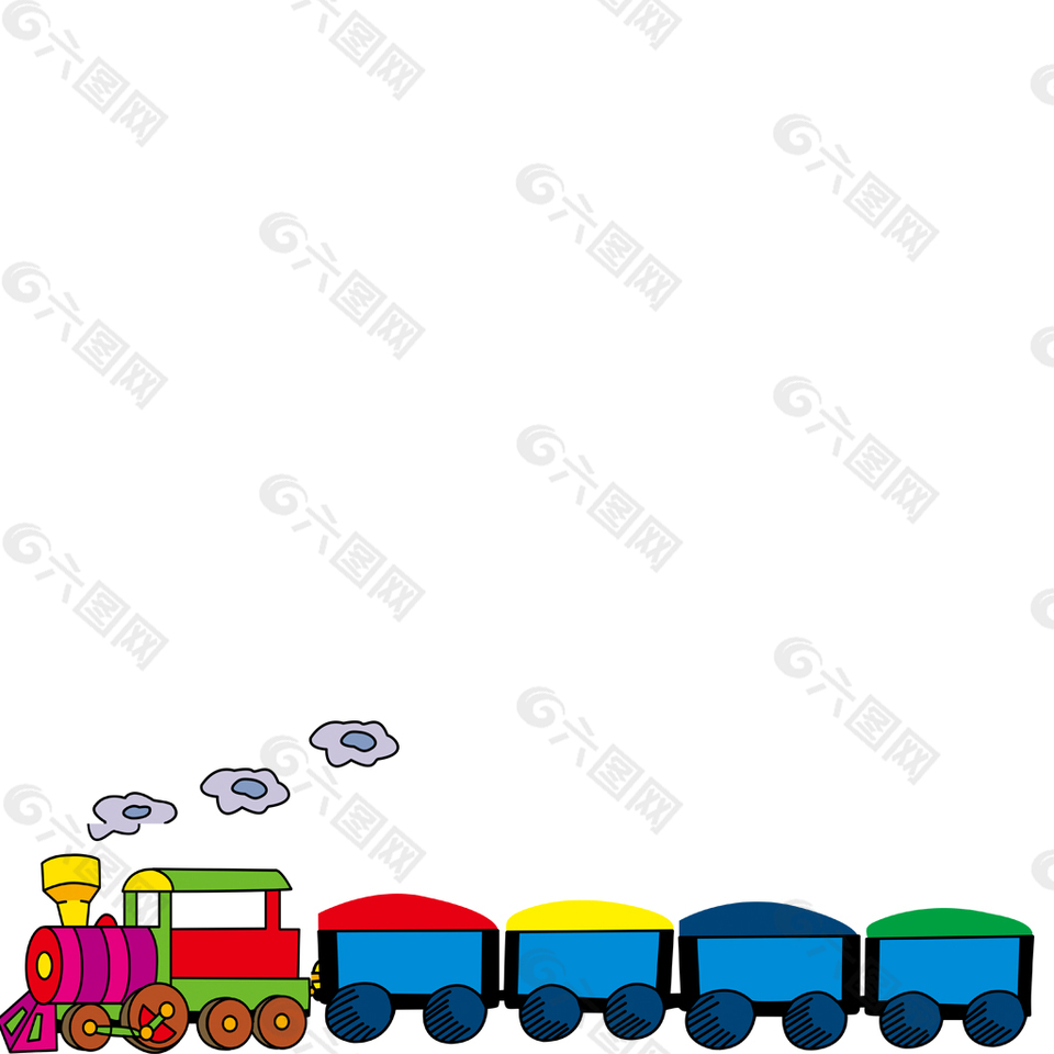 六一卡通小火车