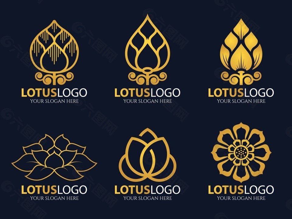 金色花朵LOGO