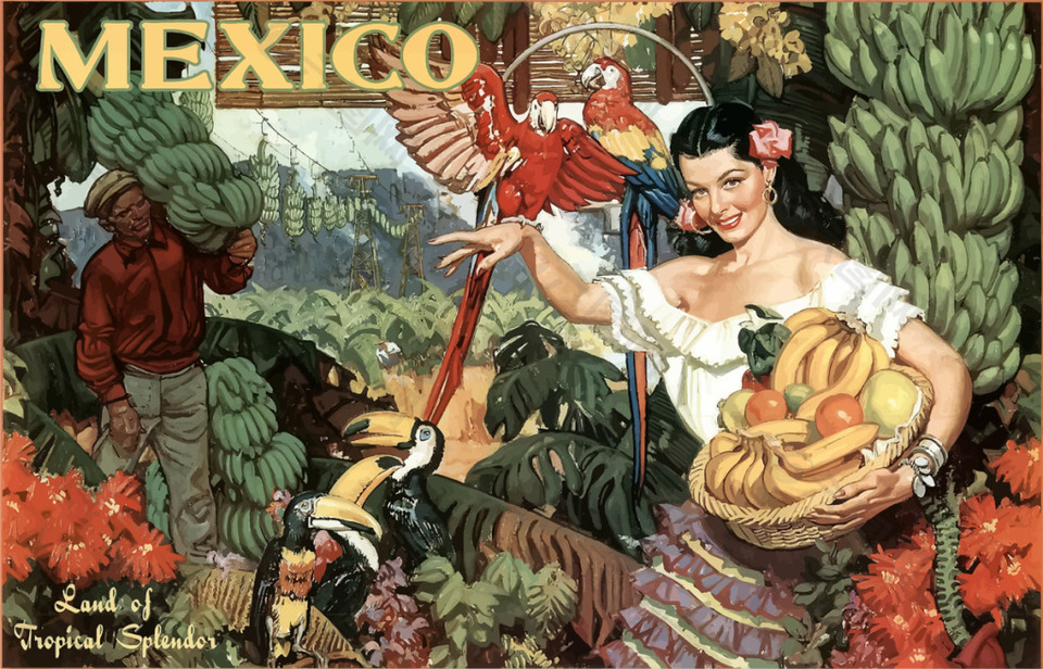 复古海报墨西哥