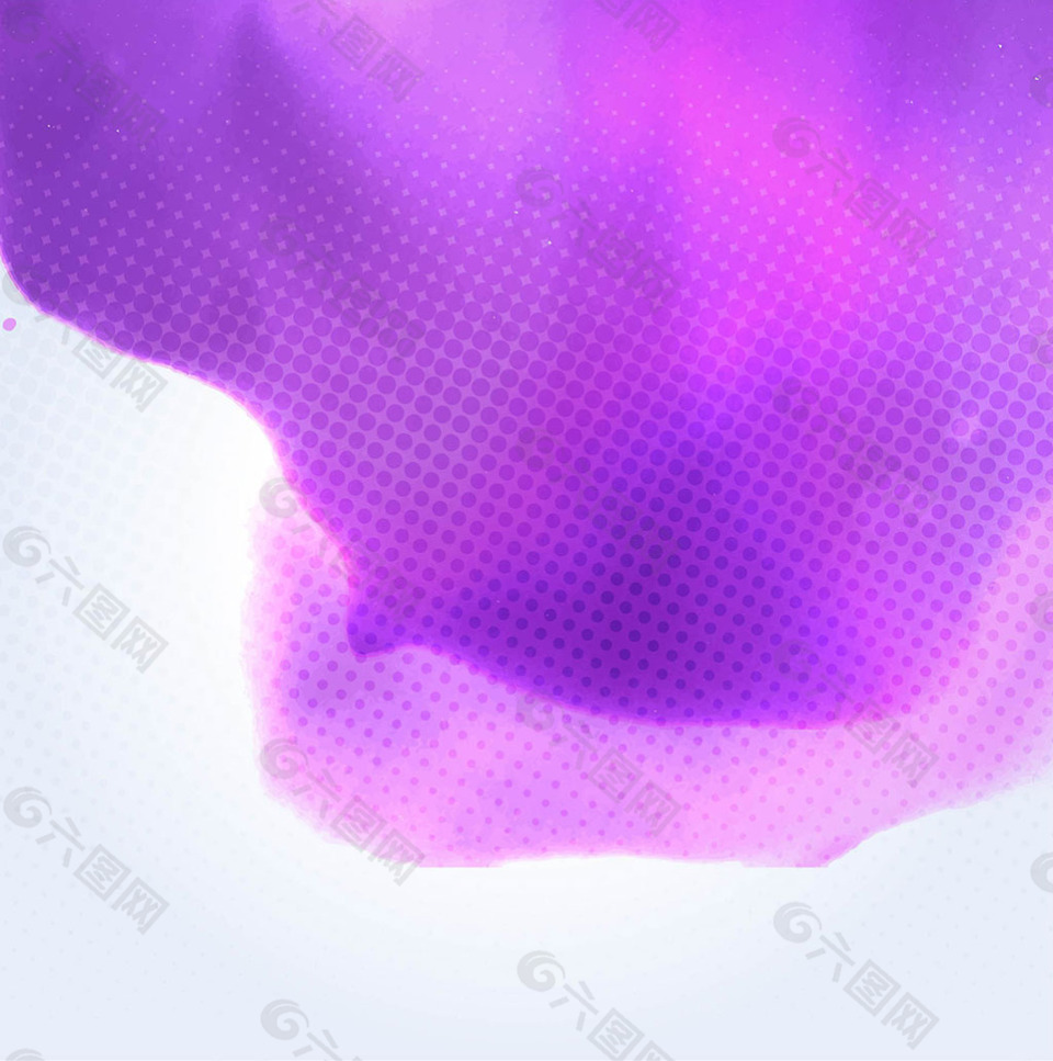 现代紫色水彩背景矢量素材