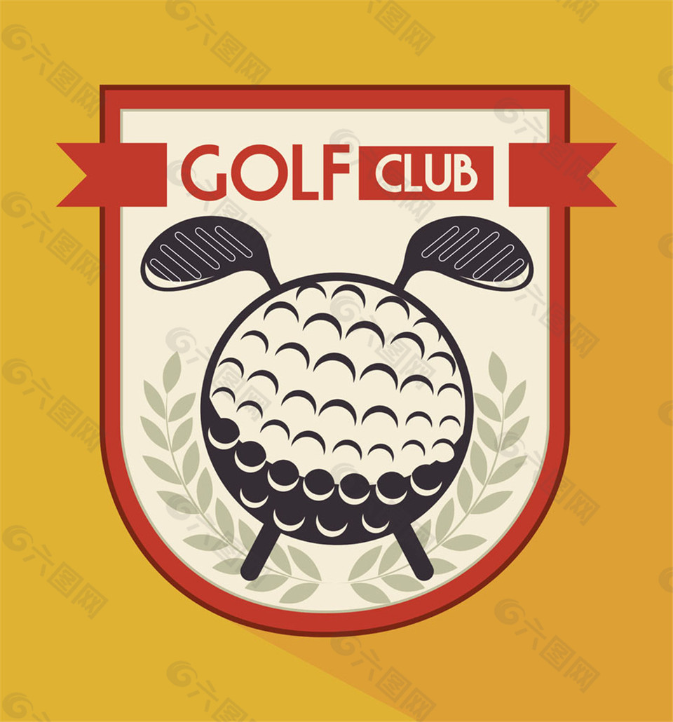 高尔夫球徽标图片