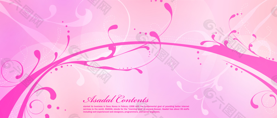粉红色花纹底图背景eps背景素材免费下载 图片编号 六图网