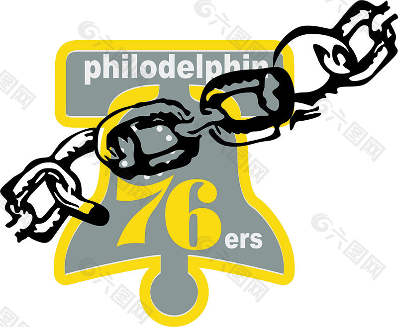 矢量数字铁链花纹素材