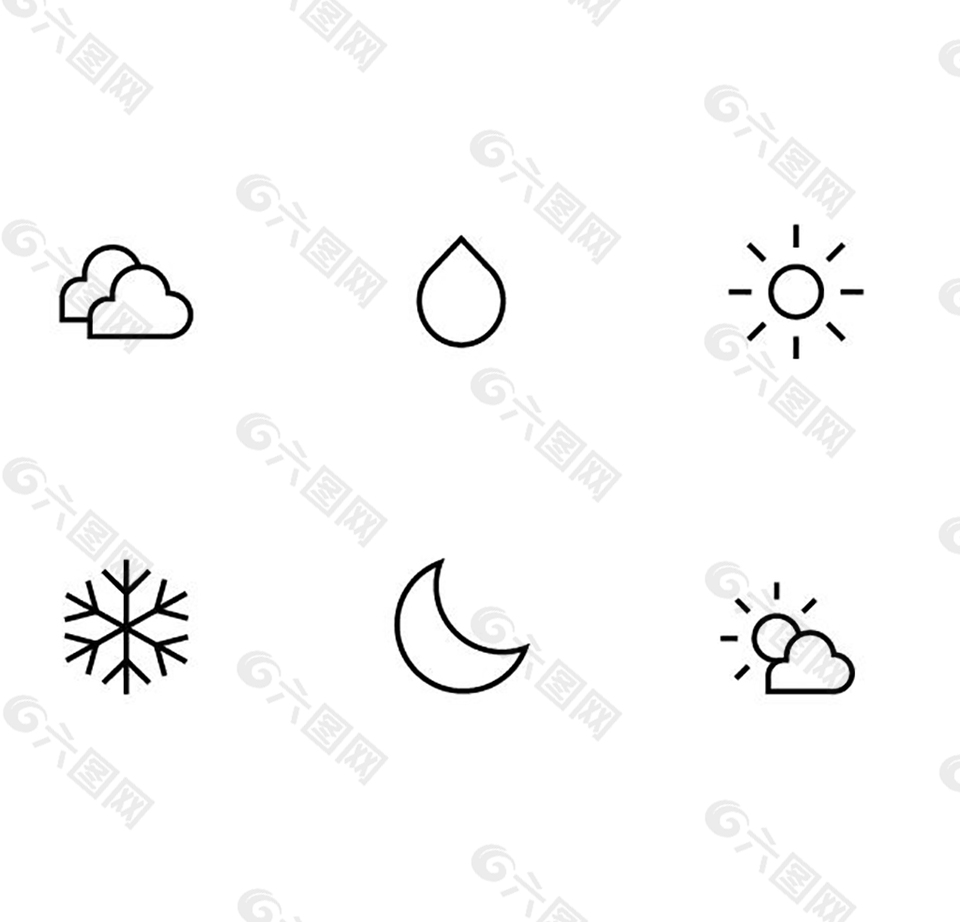 天气icons 商务包