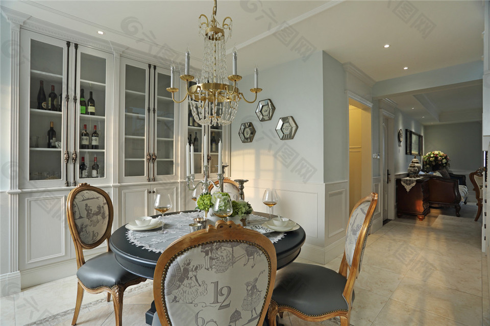 法式时尚餐厅设计图