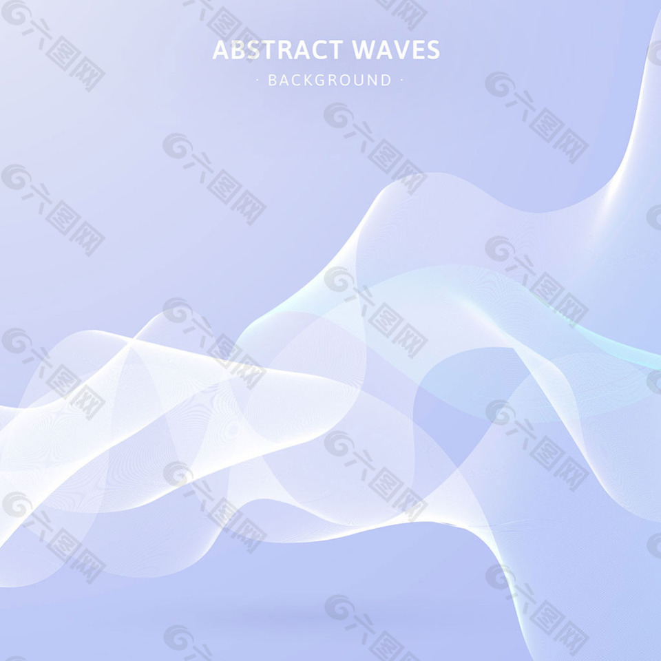 抽象波浪图案背景