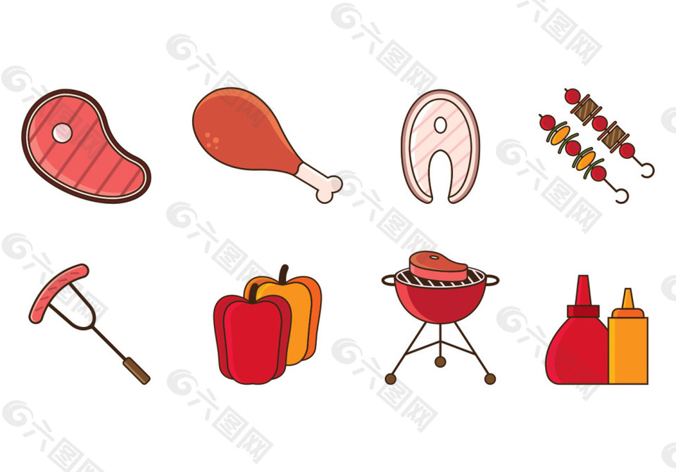 烧烤BBQ食物