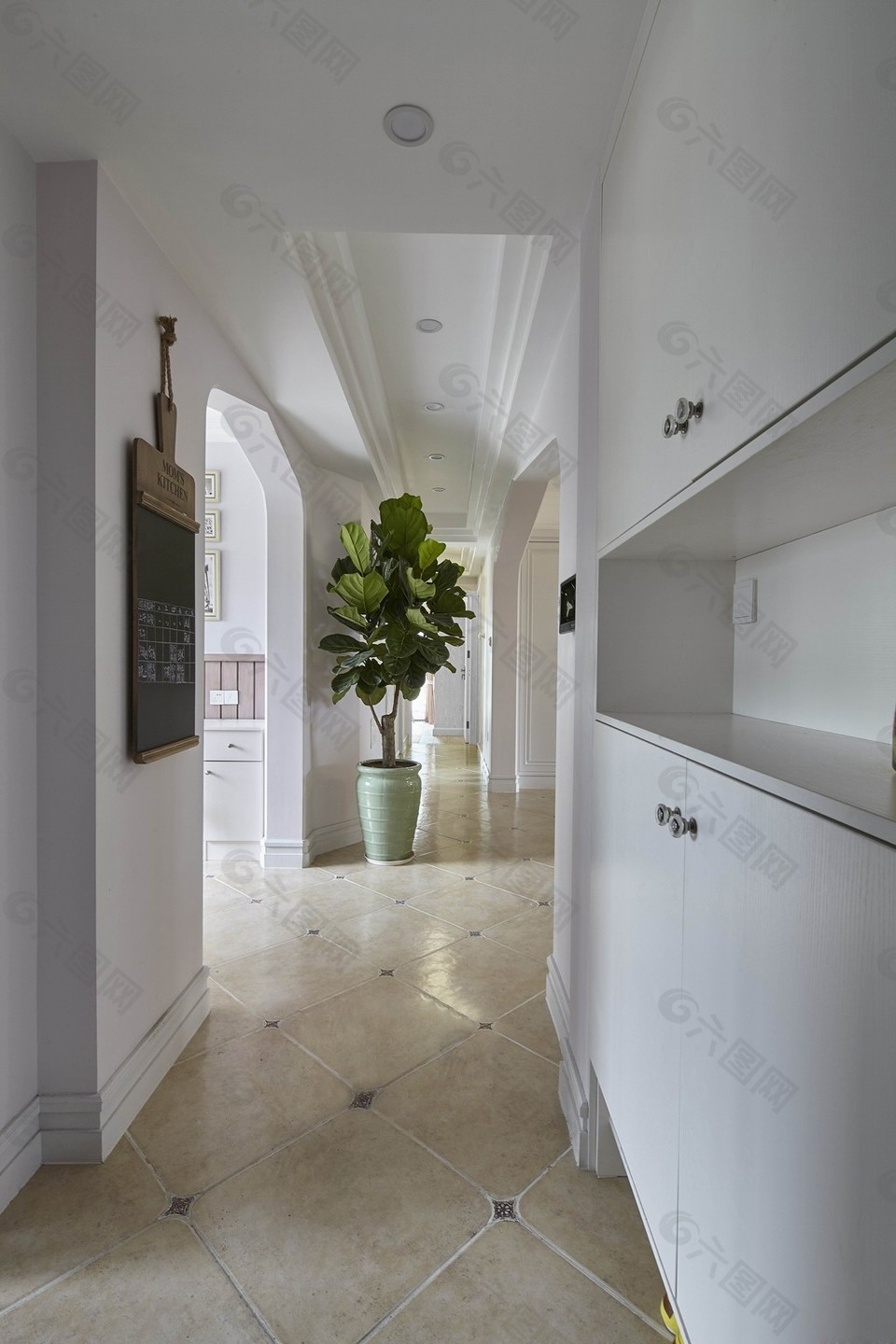 室内长廊装饰效果图