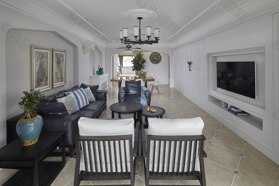 美式餐厅装饰效果