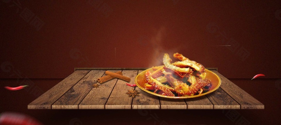 熟食美食海报宣传