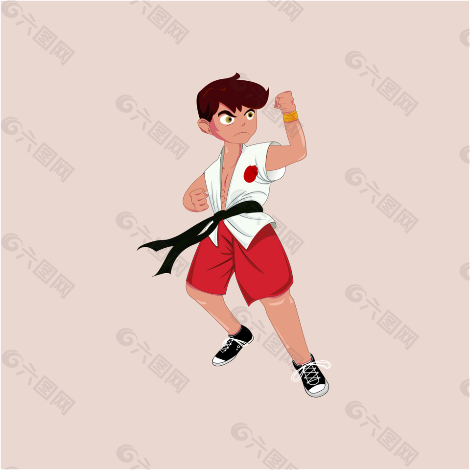 日本武士道卡通人物