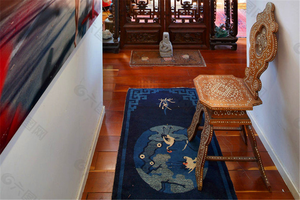 中式卧室装修效果图