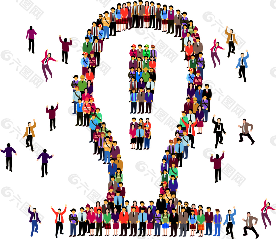 矢量卡通人物头像