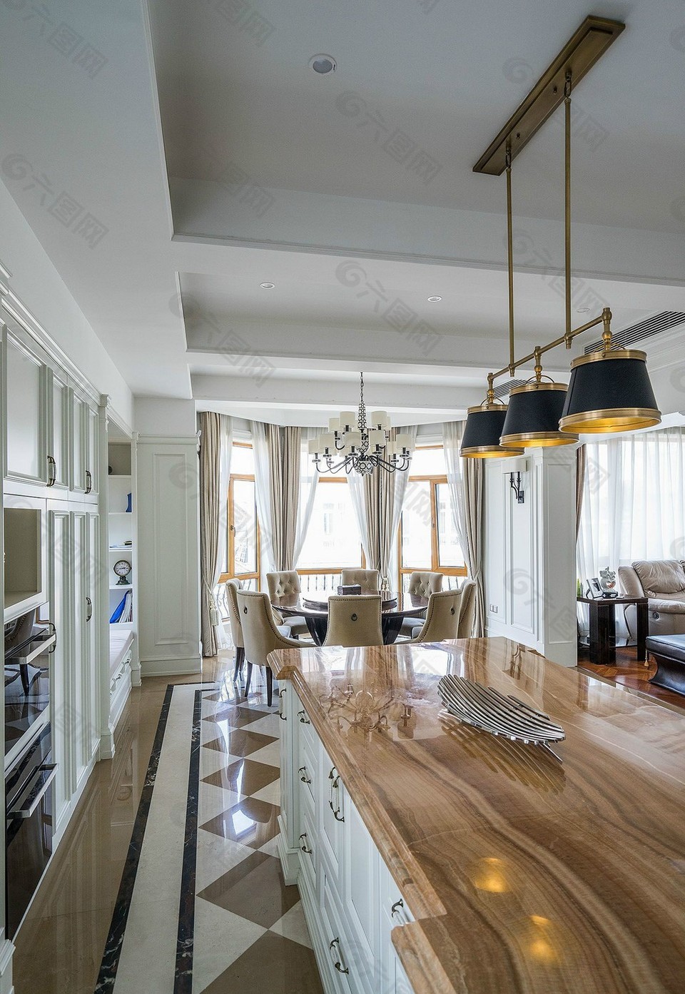 时尚厨房柜子设计图