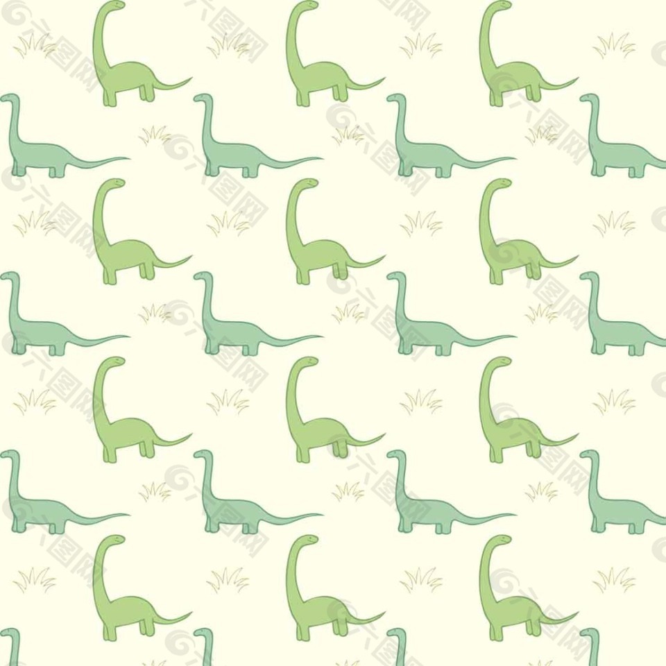 绿恐龙背景