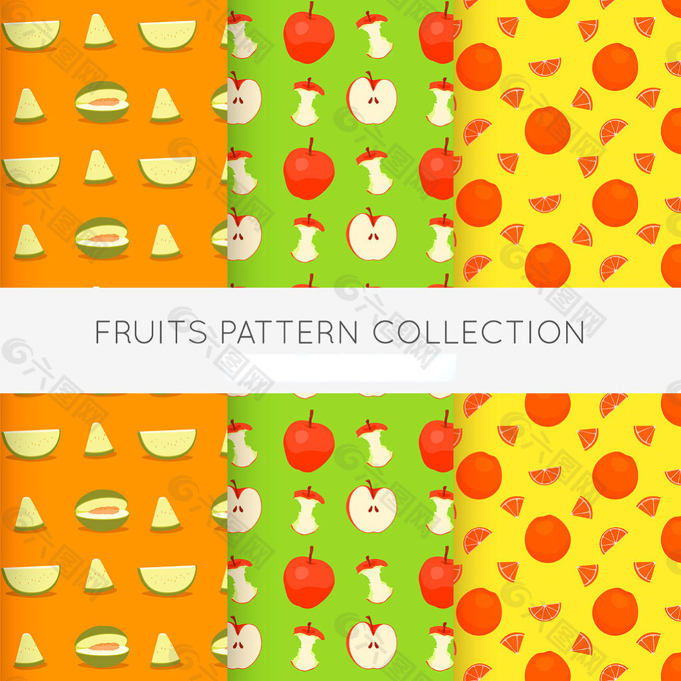 各种水果装饰图案背景