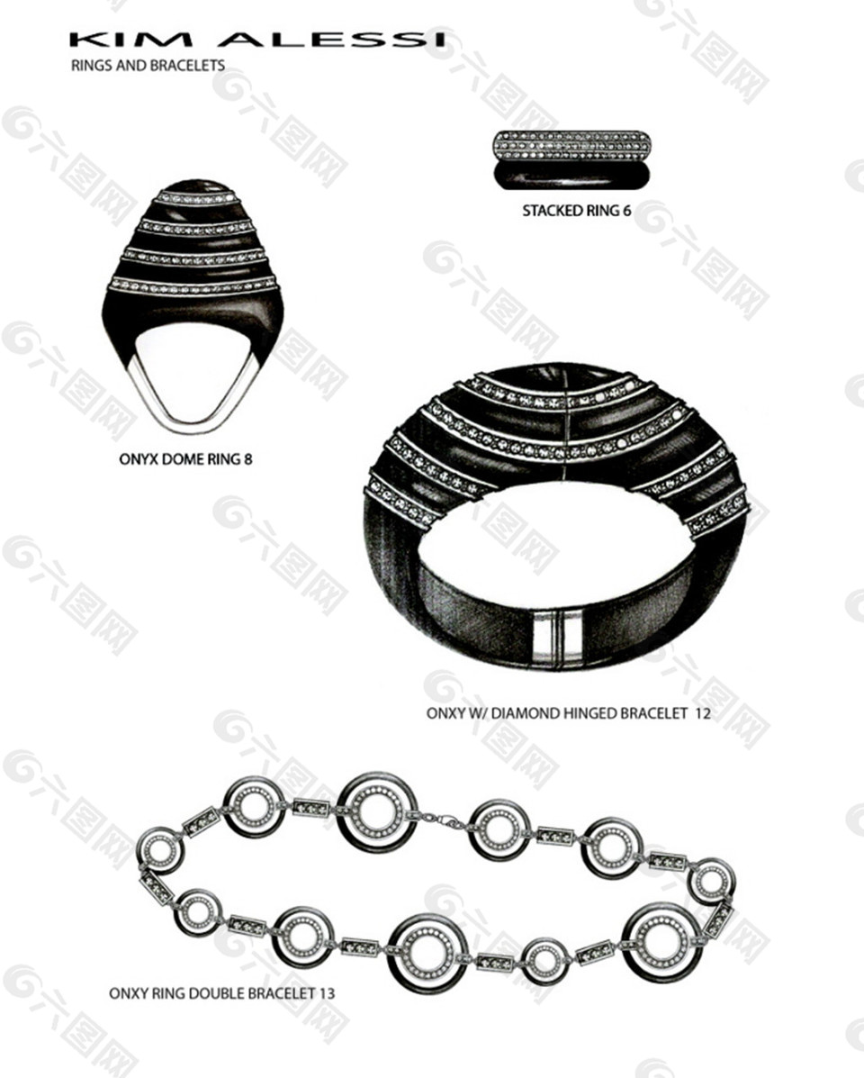 时尚手链设计图